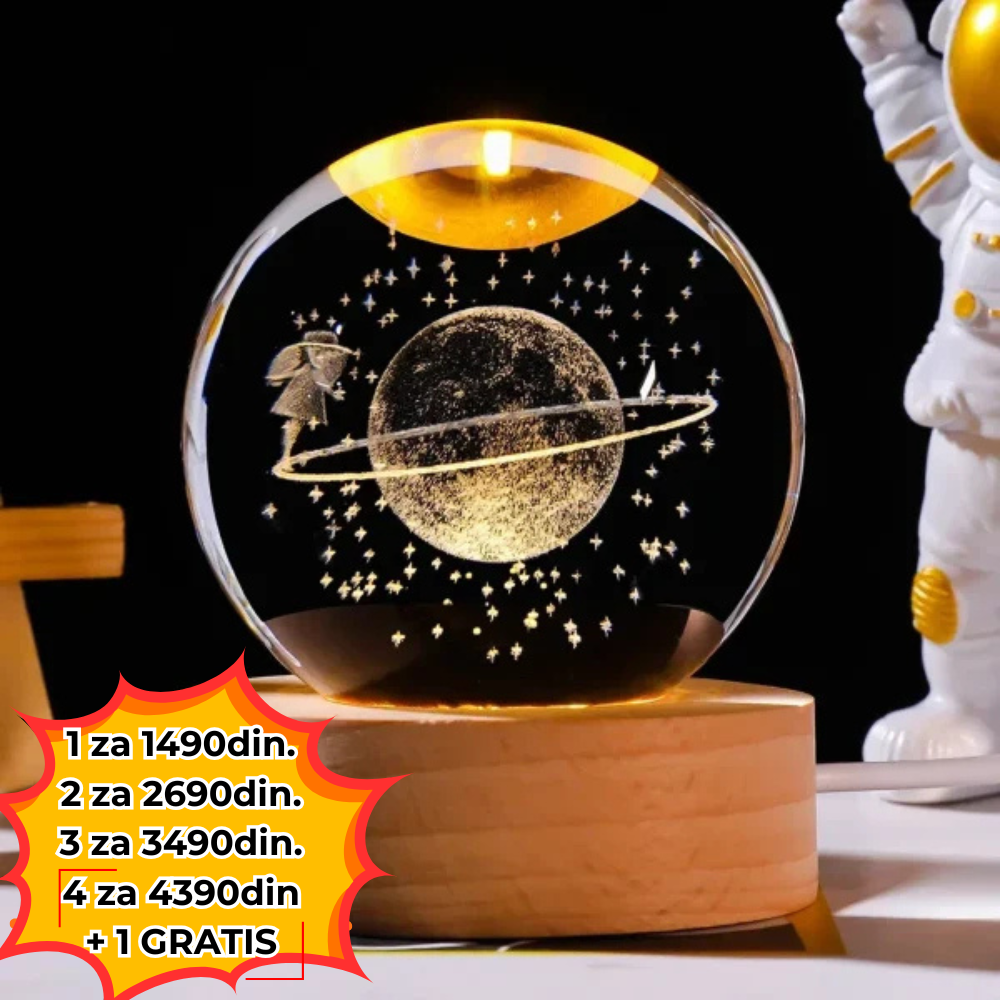 2 u 1 Galaxy Lampa - 3D Modeli Svemira