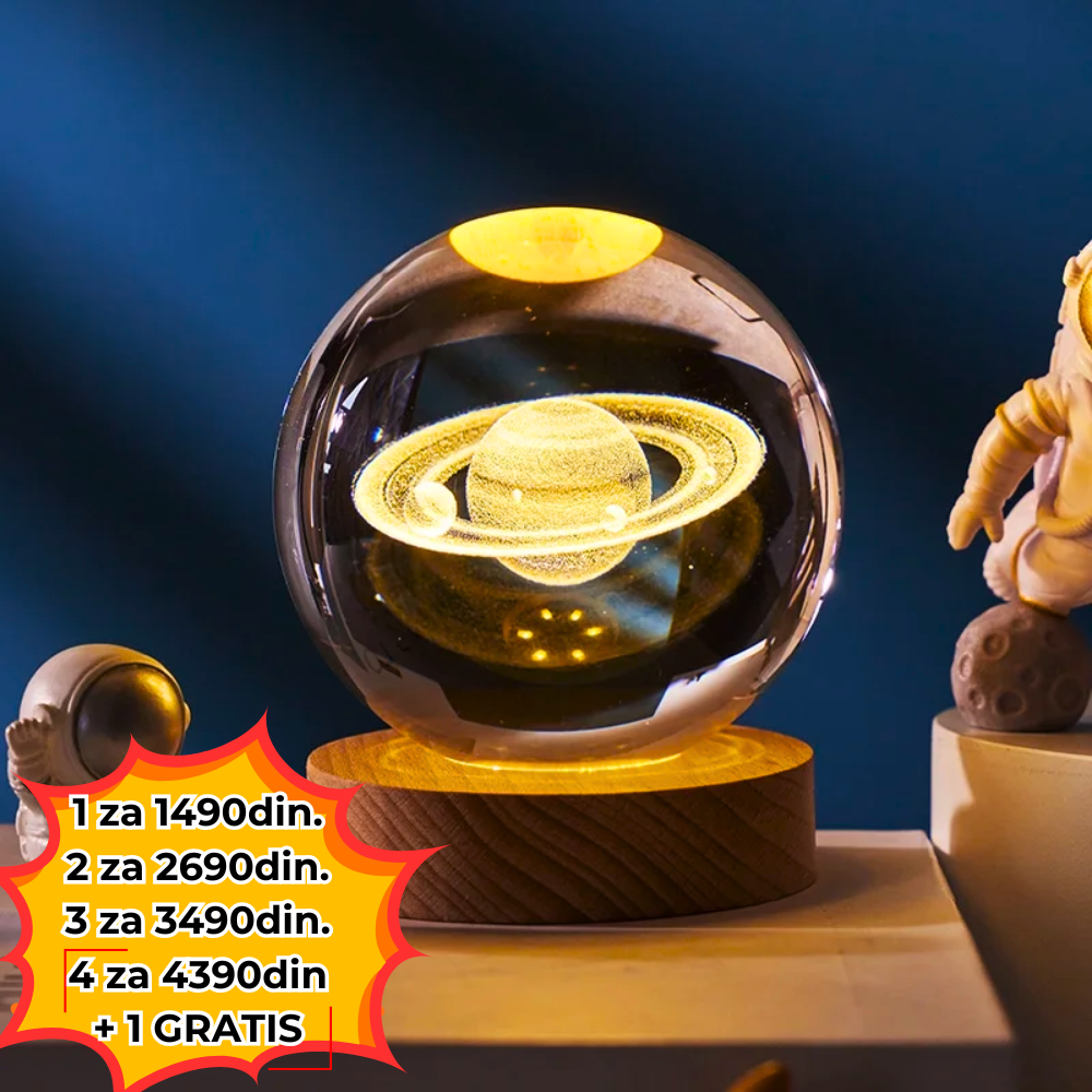 2 u 1 Galaxy Lampa - 3D Modeli Svemira
