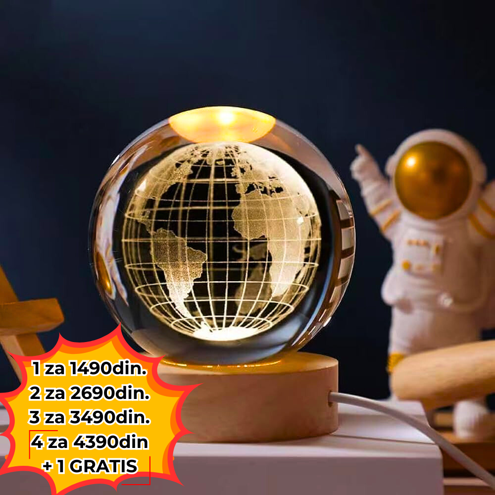 2 u 1 Galaxy Lampa - 3D Modeli Svemira