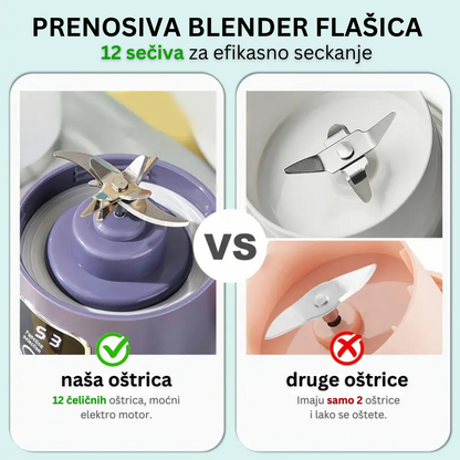 Prenosiva Blender Flašica za Zdrave Napitke