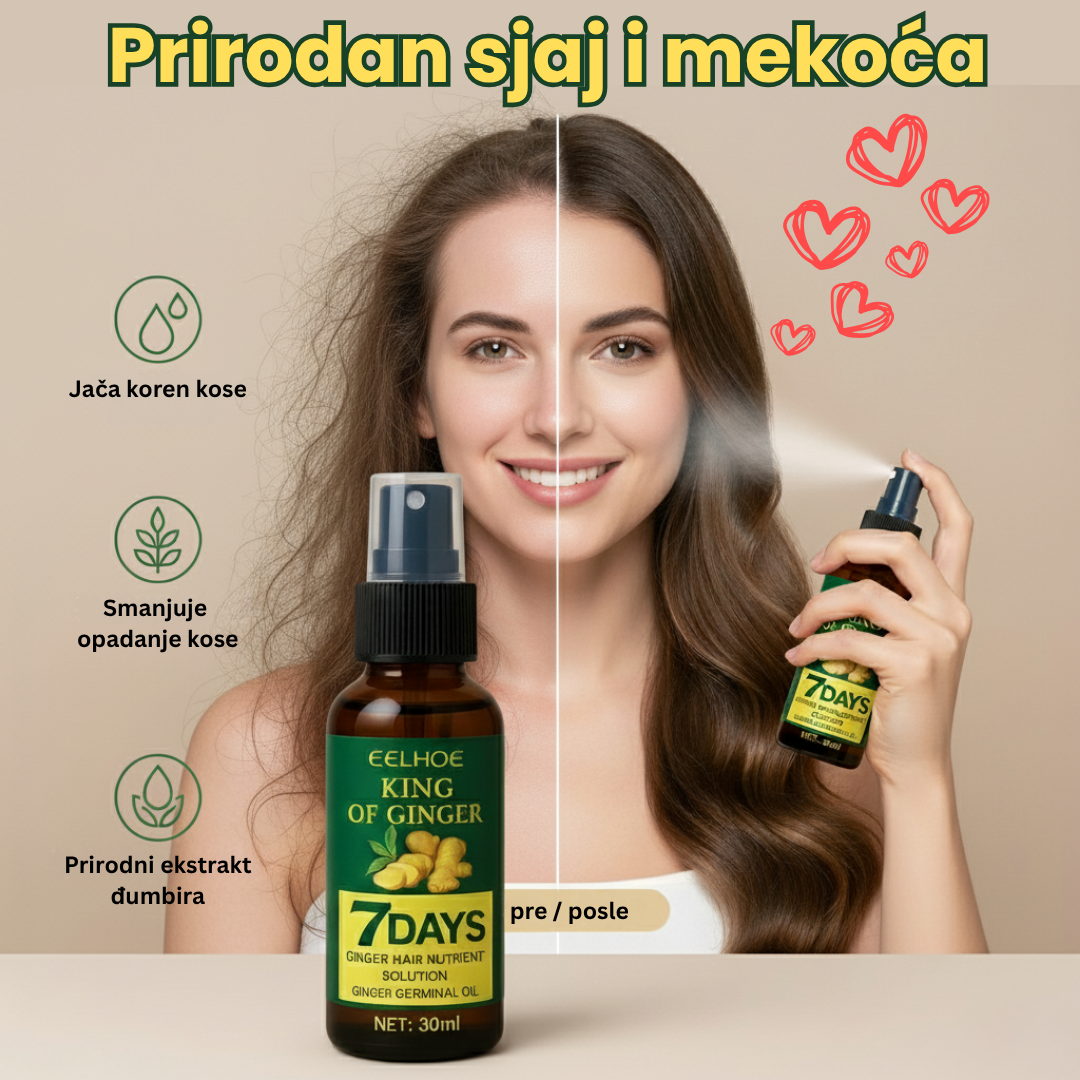 BioGrow - 100% Prirodni Serum za rast kose