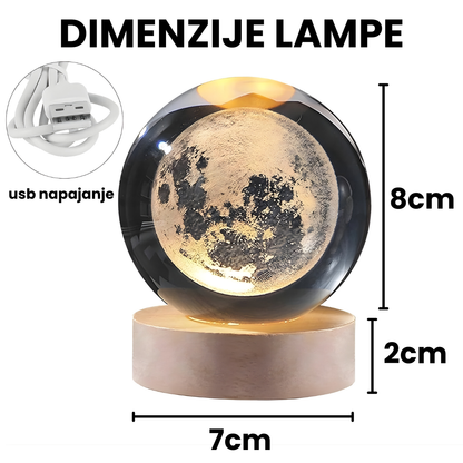 MAGIČNA KOLEKCIJA -3D Lampa Galaksije