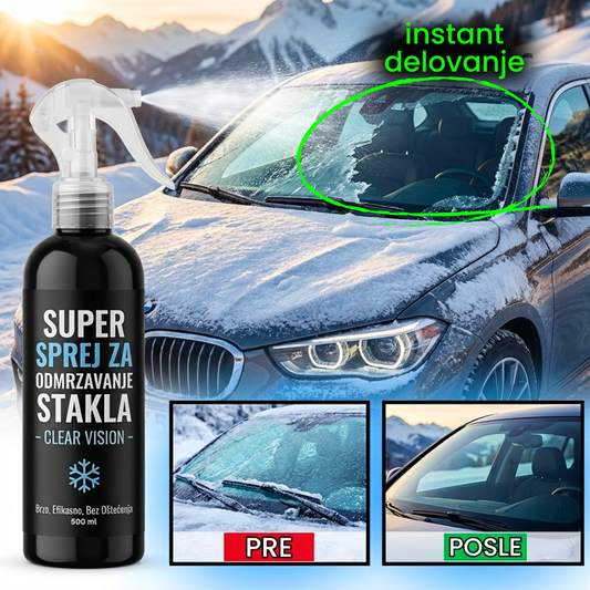 Super Sprej Za Odmrzavanje Stakla - CLEAR VISION