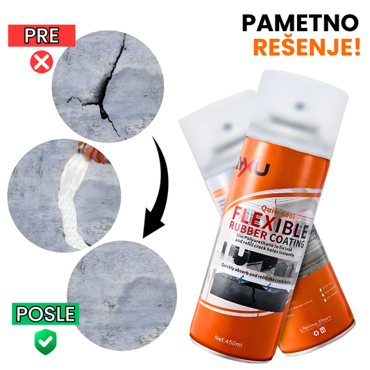 Tečna Guma Sprej – Za Zaustavljanje Curenja
