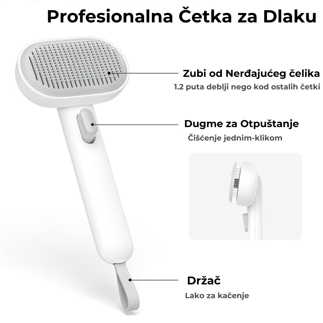 Četka za negu ljubimaca - Efikasan češalj za uklanjanje dlaka